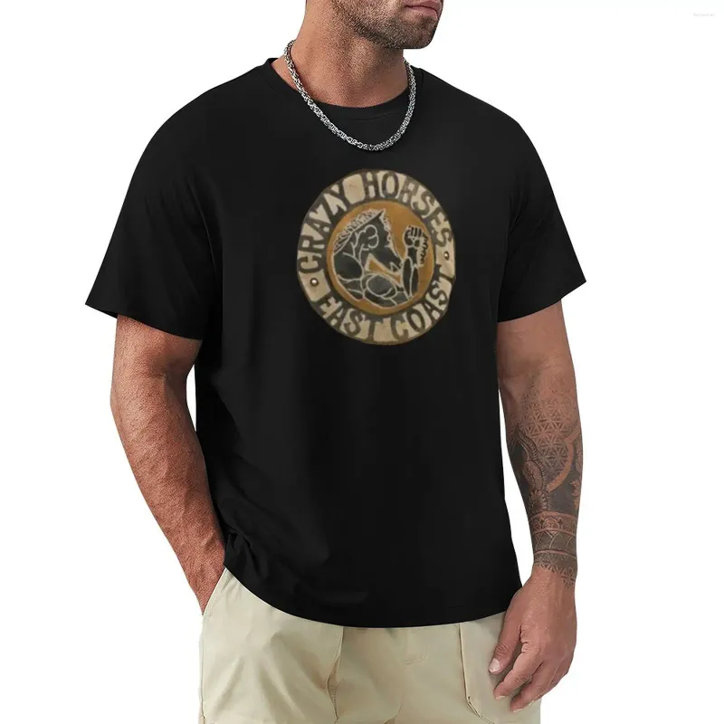 Polos pour hommes Crazy Horses Gang T-Shirt court personnalisé t-shirts coupe ajustée pour les hommes