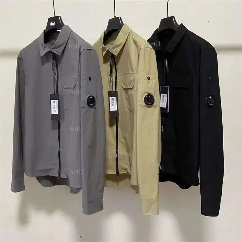 Cp c0mpany marca de náilon masculino topstoney jaquetas clássico de alta qualidade 2 emblema bordado estilo casual solto jaqueta masculina356