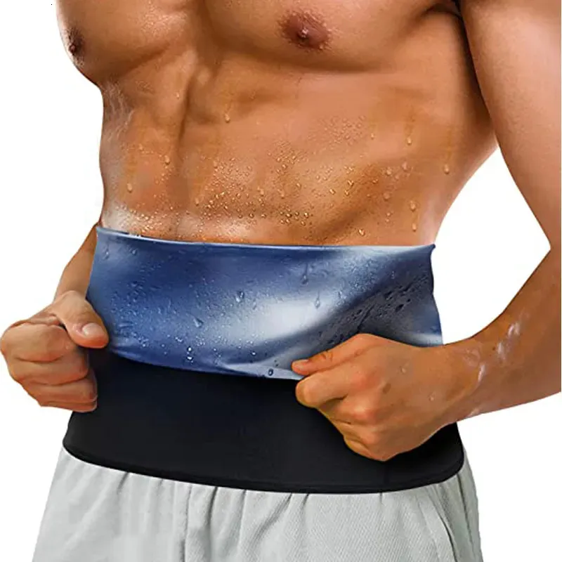 Slimming Belt Sauna Waist Trimmer Belly Wrap Workout Sport Sweat Band Abdominal Trainer Weight Loss Body Shaper Tummy Control Slimming Belt 231024