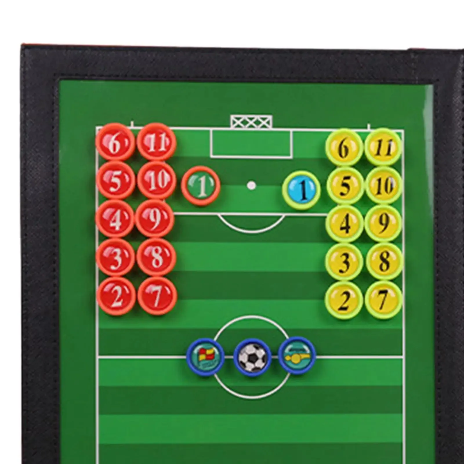 Foldable Football Coaches Board Magnetic Board Teaching Assistant Training Aid Soccer Coaching Clipboard Board for Techniques