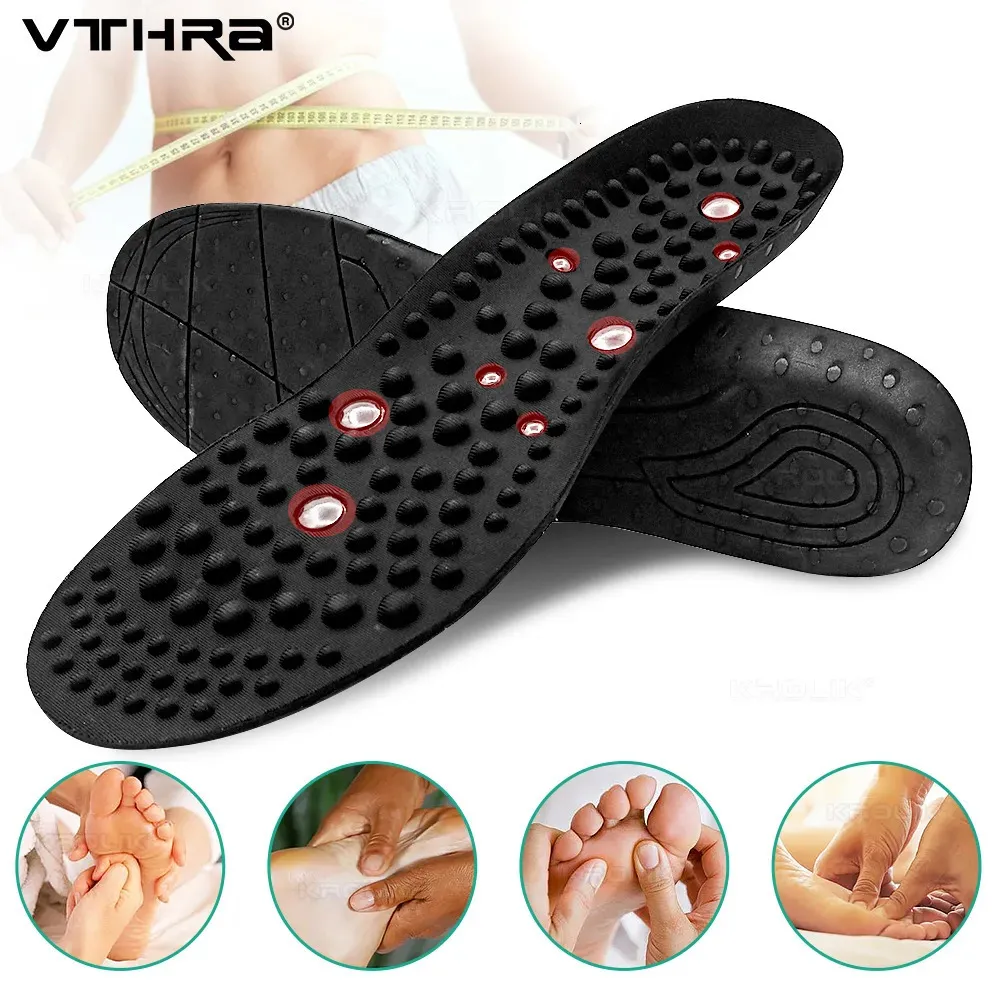 Acupressure Magnetic Insoles/Foot Therapy Reflexology Insoles Shoe Inserts For Ball