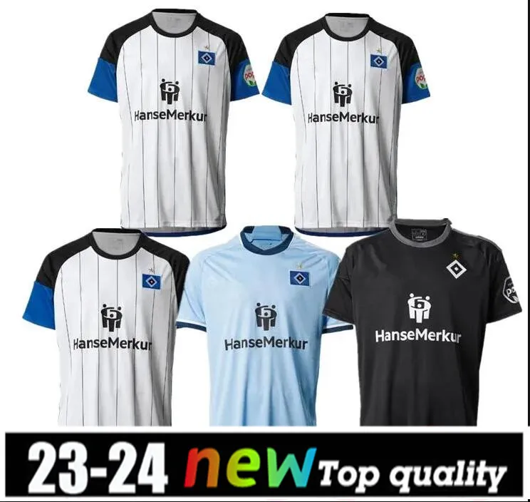 2023 24 HAMBURGER SV SOCCER JERSEYS VAGNOMAN ONANA LEIBOLD REIS Kittel Glatzel Dudziak 2023 2024 HSV Men Kid Kit Kit Football Shirts Uniforms66666