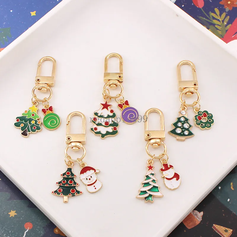 Christmas Tree Keychains - Festive Key Rings for Women & Men, Cute Bag ...