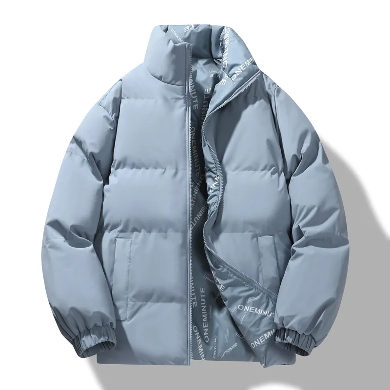 Новая пуховая куртка из хлопка для мужчин и женщин осенью и зимой, ношение спереди и сзади, хлопковая куртка, зимняя утепленная теплая куртка.