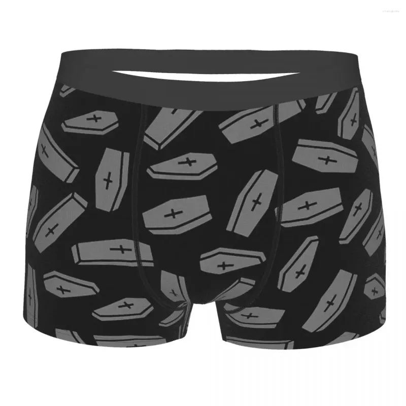 Underpants Goth 1980s Subculture Rock Romance Coffin Pattern Cotton