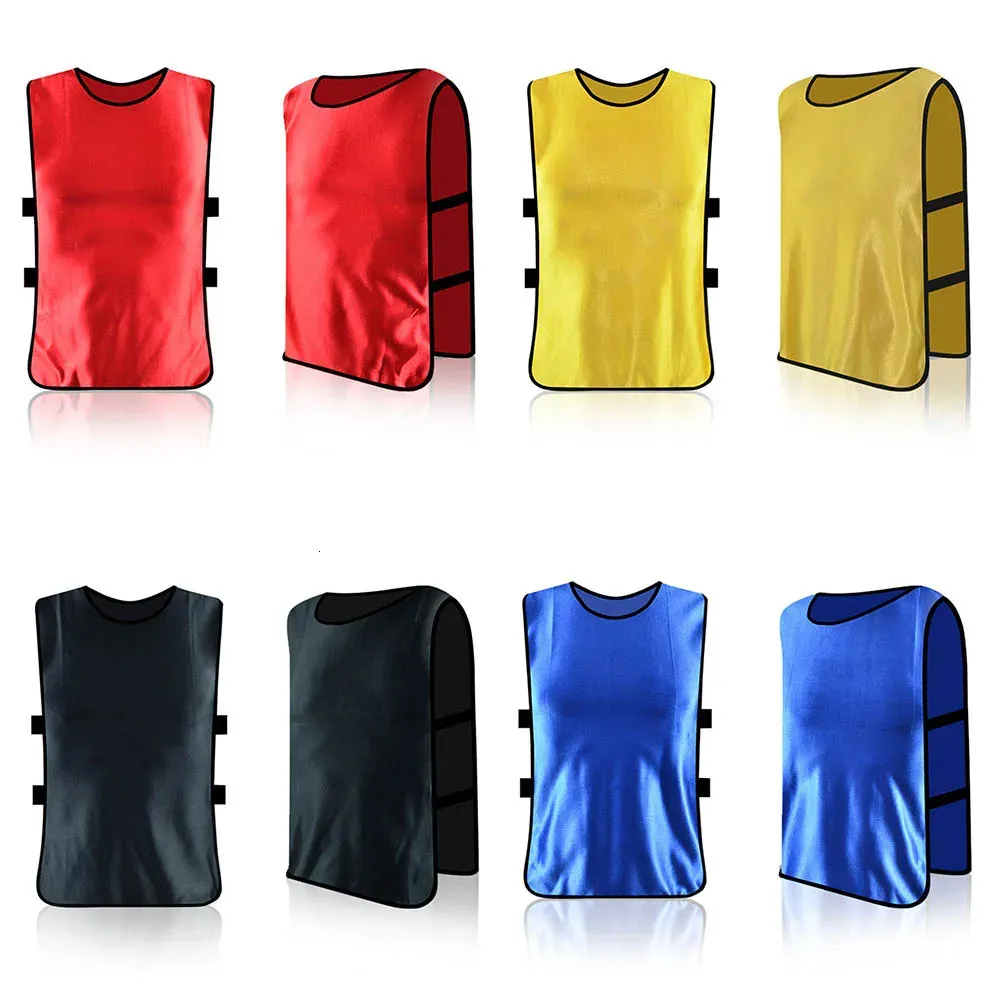 Other Sporting Goods 1Pcs 45*66cm Adults Men Football Vest Soccer Pinnies Jerseys Quick Drying Basketball Running Vest Youth Practice Training Bibs 231024