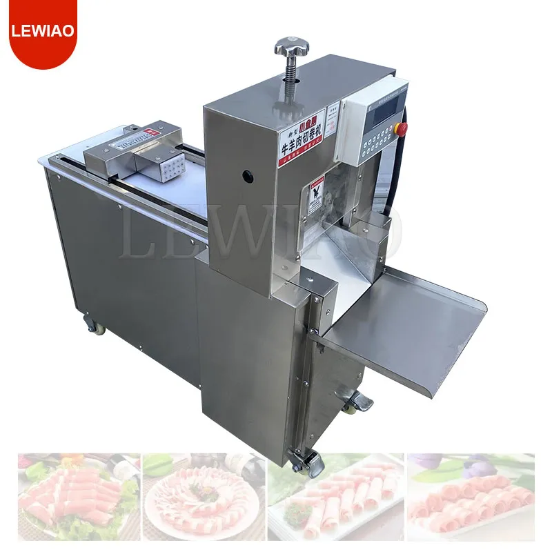 Adjustable Thickness Commercial CNC Roast Beef Slicer Machine For