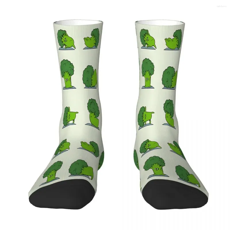 Chaussettes homme brocoli Yoga chaussette hommes femmes bas Polyester personnalisable drôle