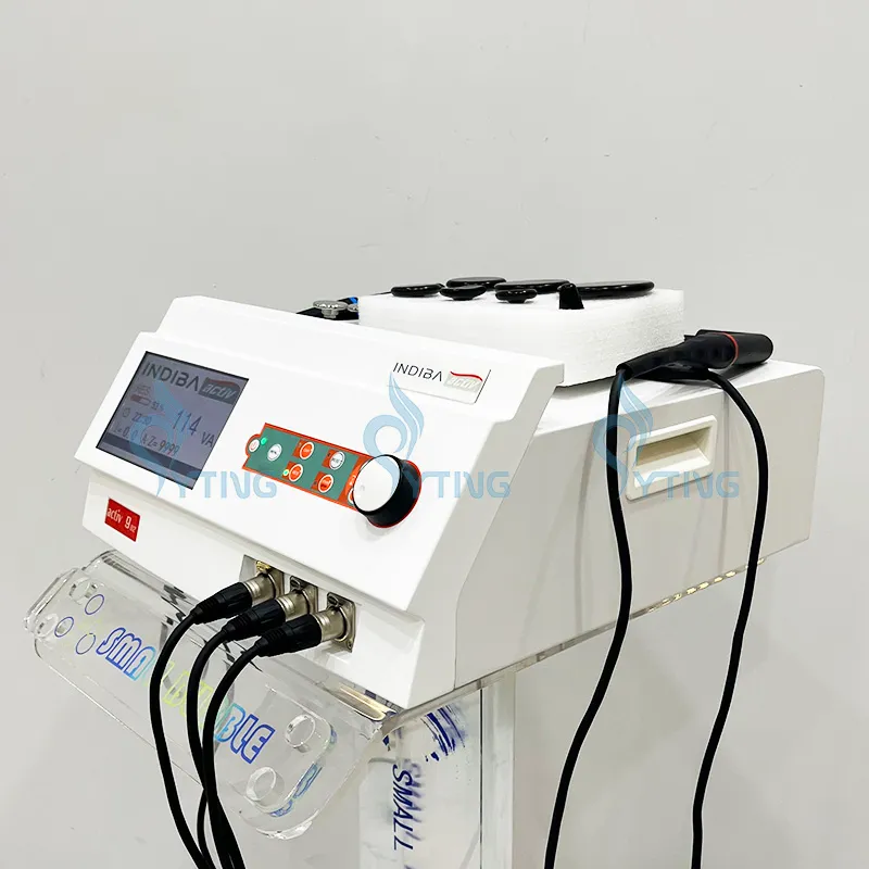 448K Indiba Tecar Machine CET RET Radio Frequency Skin Tightening Face Lifting Wrinkle Removal Fat Reduction
