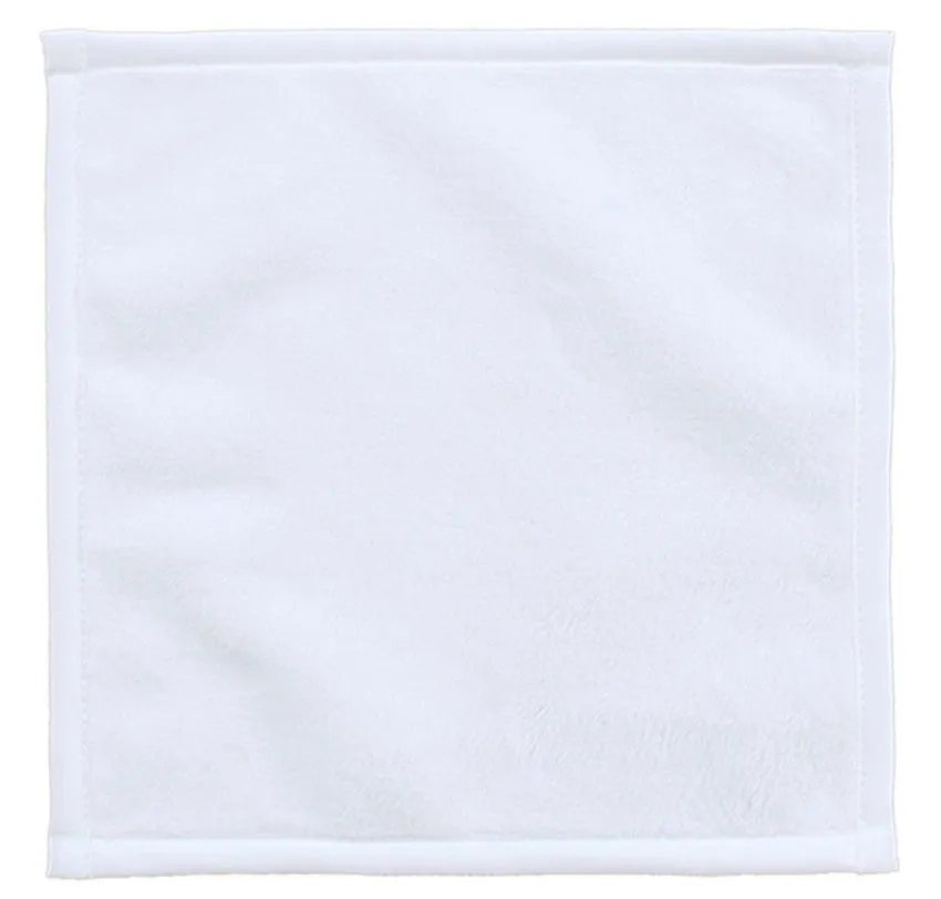 Sublimation Towel Polyester Cotton 30*30cm Towel Blank White Square Towel DIY Printing Home Hotel Towels Soft Hand Towels A03