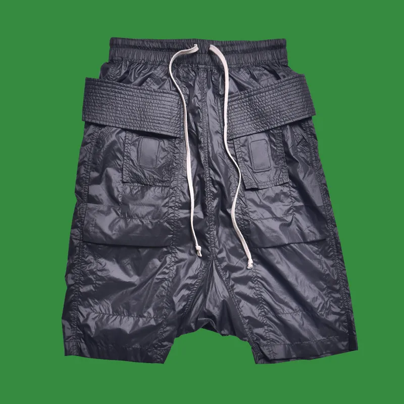 Original Black Shorts High Street Casual Grey Thin Shorts Workwear Normal Crotch Orition Men Shorts Trend Fashion Shorts