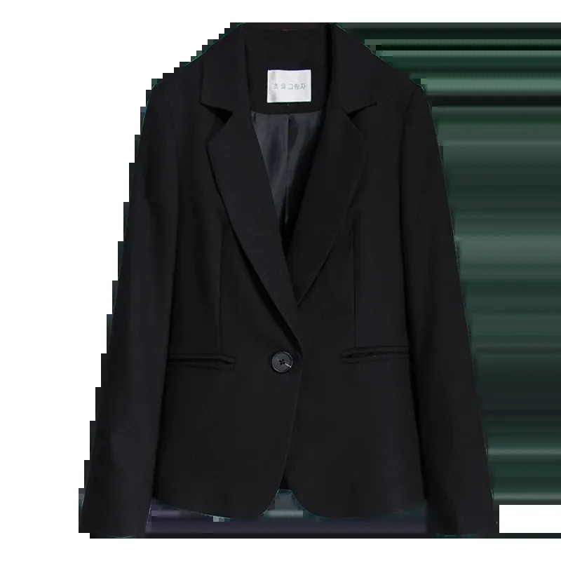 Women's Suits Blazers Office Lady Suit Jacket Black Blazer Womens Coat Autumn Winter Formal Work Suit Pocket Classic Slim Casual Long Blazer Dress231023