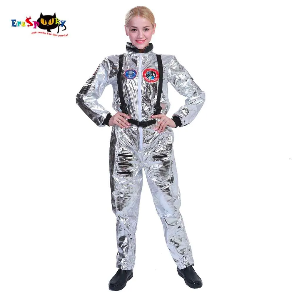 cosplay Carnevale Spaceman Halloween per le donne Astronauta Anime Cosplay Costume adulto Stage Fancy Dress Pilota femminile Tuta 2018cosplay