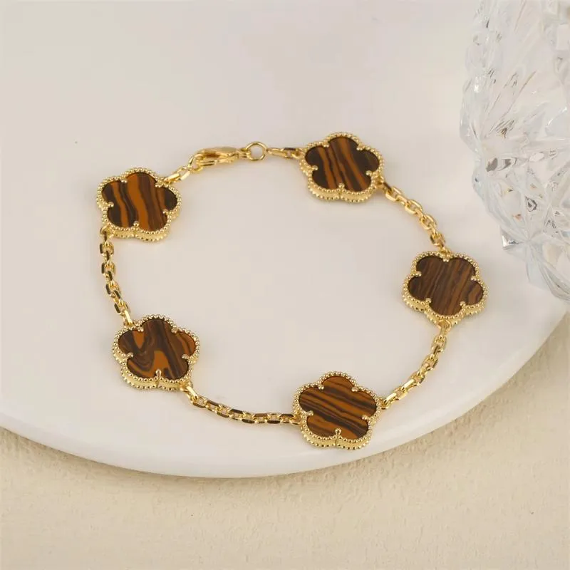 Bracelet Porte-bonheur Trèfle à Quatre Feuilles - Plaqué Or 18K, Acier Inoxydable, Réglable (16cm + Extension 4.8cm) - 5