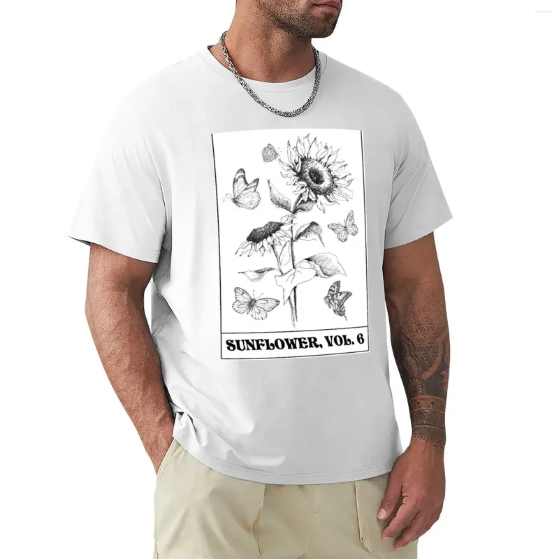 Men's Polos Sunflower Vol 6 T-Shirt Vintage T Shirt Oversized Korean Fashion Mens Big And Tall Shirts