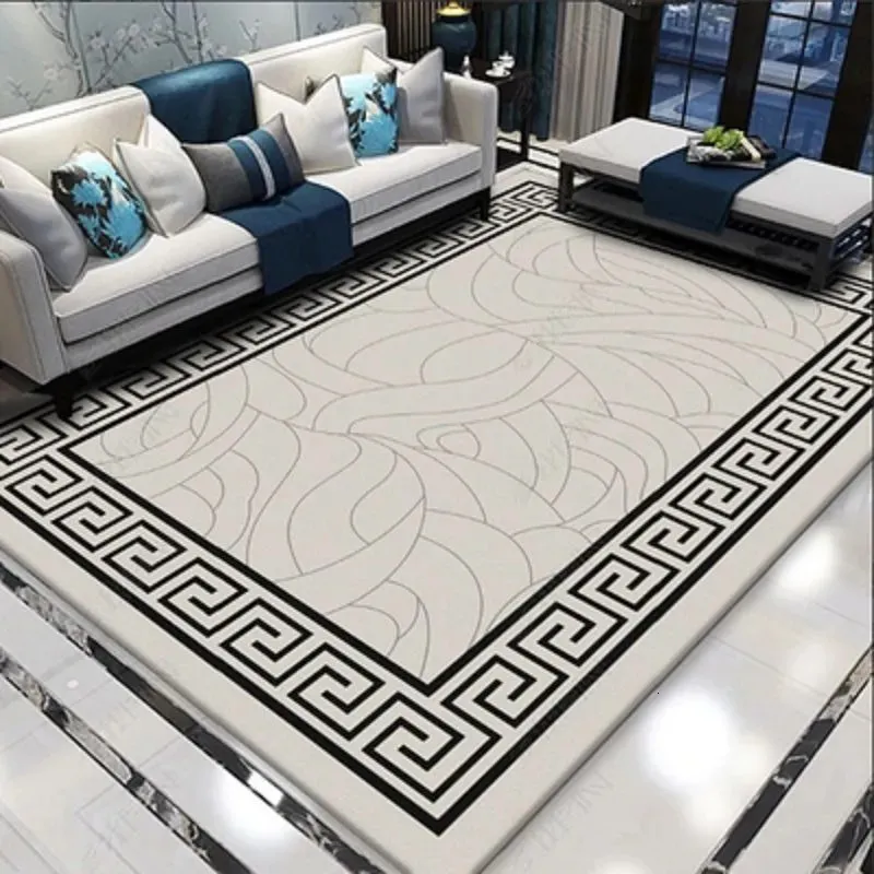 Tappeto moderno moderno tappeti per famiglie semplici per letto per letto tappeto soggiorno decorazione camera da letto grande tavolini per la casa tavolino 231023