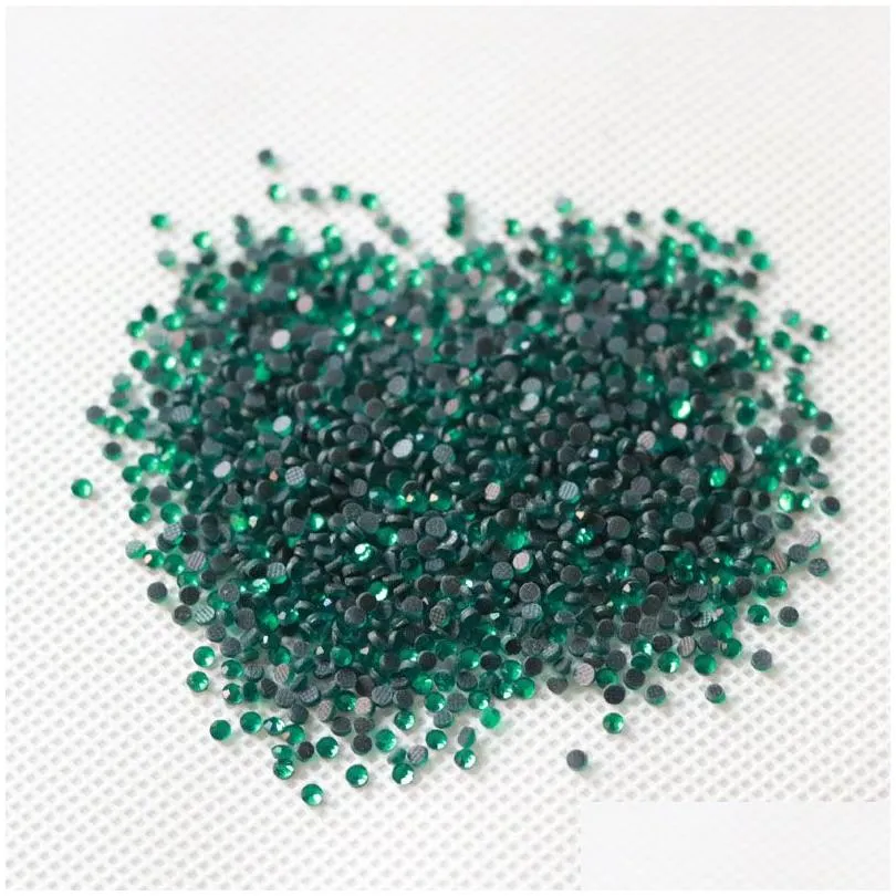 Steentjes 6Ss 2Mm Dmc Crystal Fix Strass Opstrijkbare Smaragd Stenen Ss6 Drop Levering Sieraden Dhmes