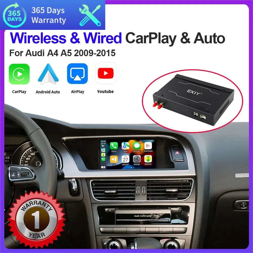 Neue Auto Drahtlose Apple CarPlay Schnittstelle Für Audi A4 A5 Q5 2009-2015 Mit Mirror Link Android Auto AirPlay auto Spielen Funktionen