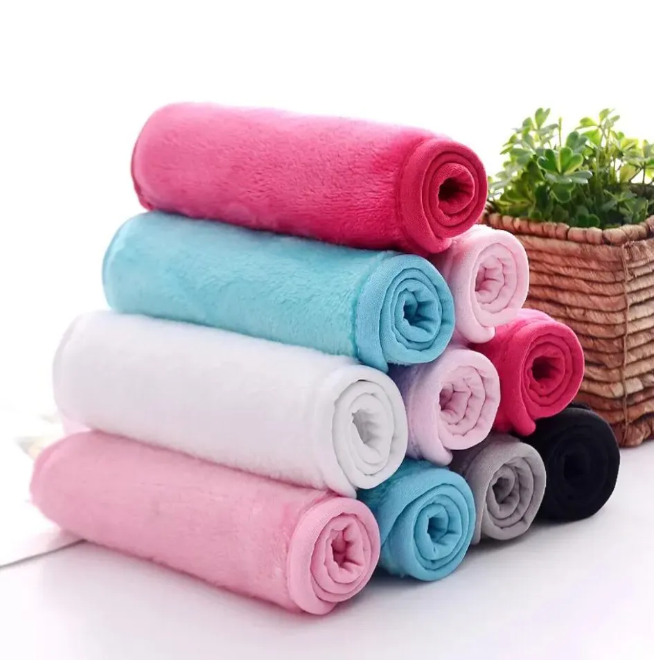 Towel 18X40Cm Makeup Reusable Microfiber Women Facial Cloth Magic Face Skin Cleaning Wash Towels Home Textiles Drop Delivery Garden i1024