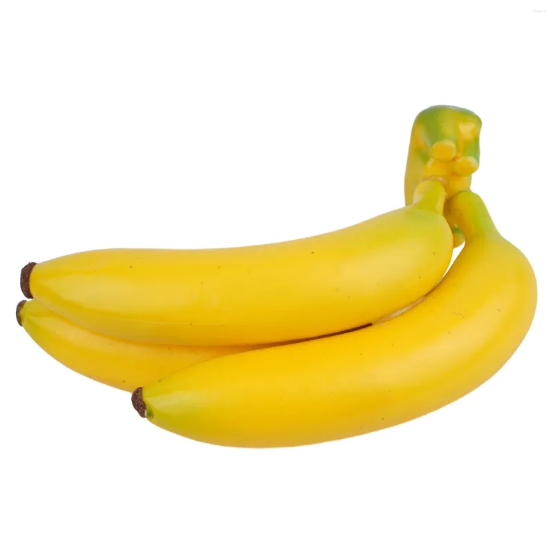 Dekoracja imprezy Wysoka symulacja owocowy plastik Fałszywe bananowe rekwizyty domowe sztuczny sklep wystrój modelowy