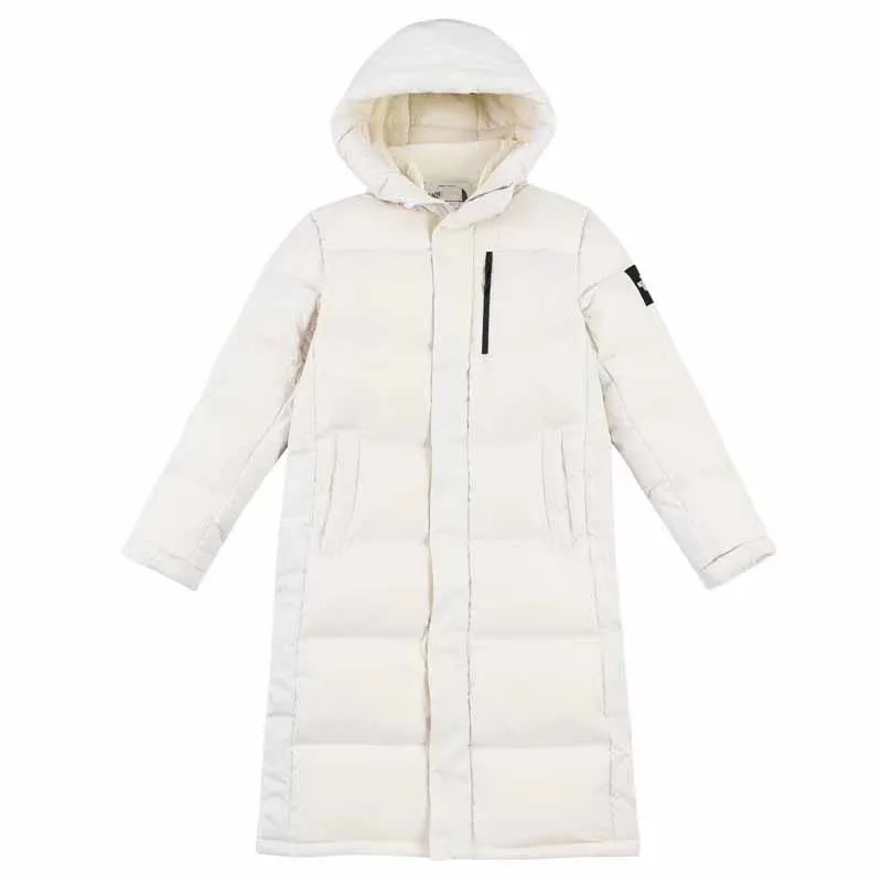 Pufferparka's De nooit stoppen met ontdekken lange North donsjas waterdicht polair geïsoleerd jack met capuchon witte eendendons xs-2xl Bovenkleding Jassen