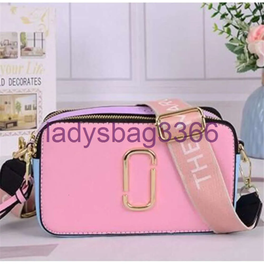 2023 Designer Womens Camera Camera Bag Crossbody Contrast Color Small