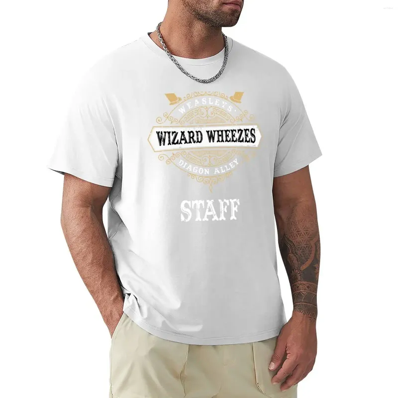 Men's Tank Tops Weasleys Wizard Wheezes Staff T-Shirt Sweat Shirts Anime Boys T Mens Big And Tall