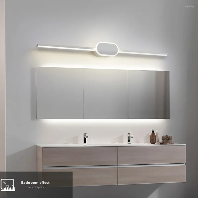 Applique murale moderne LED en aluminium trois couleurs applique pour chambre chevet salle de bain miroir fond matériel décor luminaire