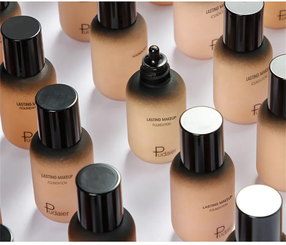 Liten Baby Bottle Liquid Foundation för kvinnor långvarig oljekontroll concealer bb grädde torr hud fuktar fläckbeläggning