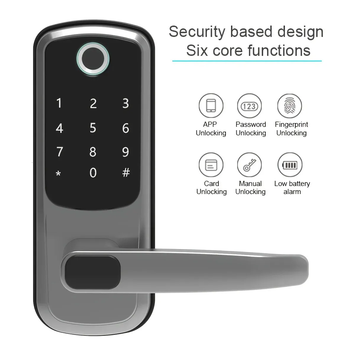 Fingerprint Smart Lock With APP Storage, Memory Function, Keyless Entry