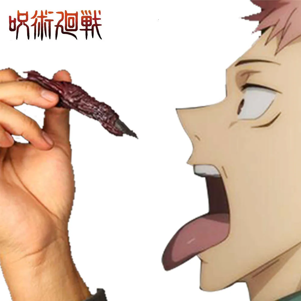 cosplay eraspooky anime jujutsu kaisen förbannad finger demon yuji itadori cosplay rekvisita harts tillbehörskosplay