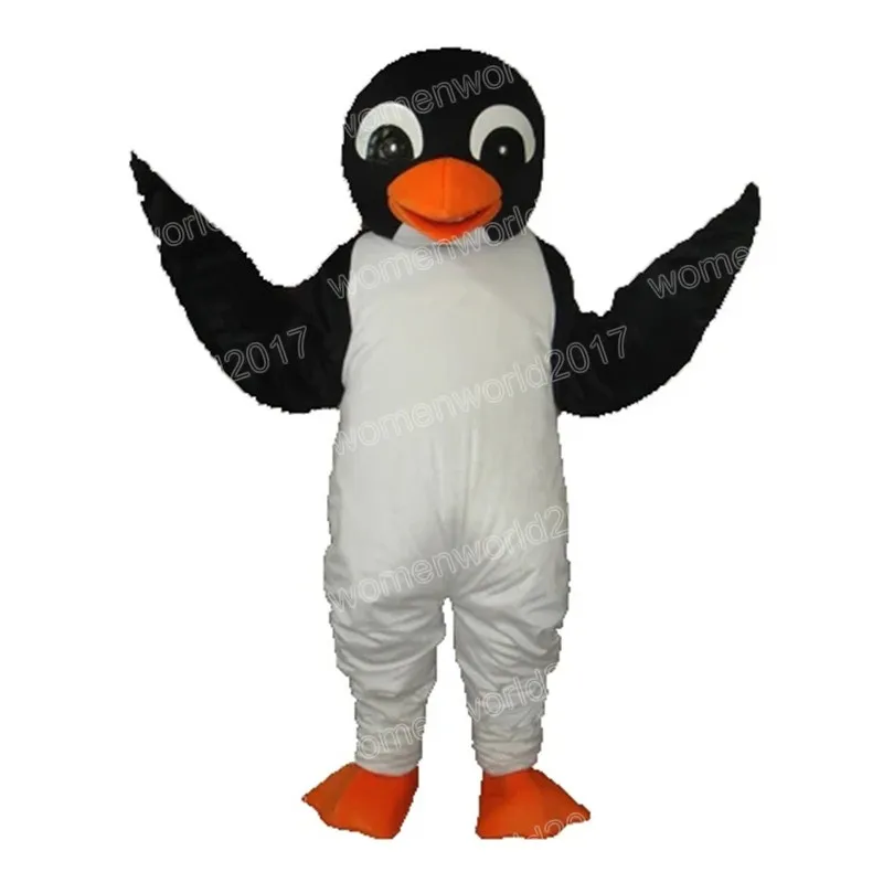 Halloween Penguin Mascot Costume Unisex Cartoon Character Outfits Suit Adults Size Outfit Birthday Christmas Carnival Fancy Dress