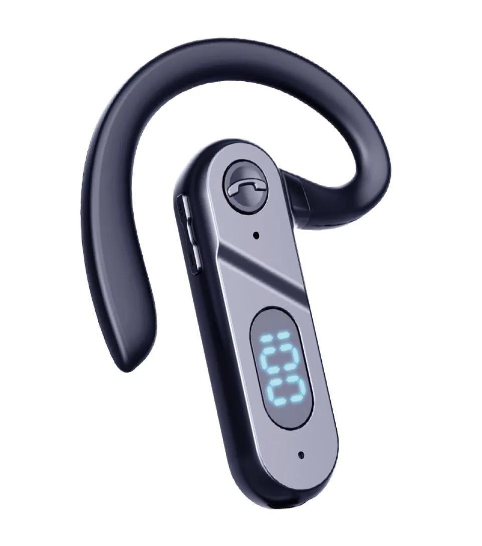 Écouteurs sans fil V28 BT 52, casque d'affaires, oreille suspendue avec micro, pour tous les téléphones 7403055
