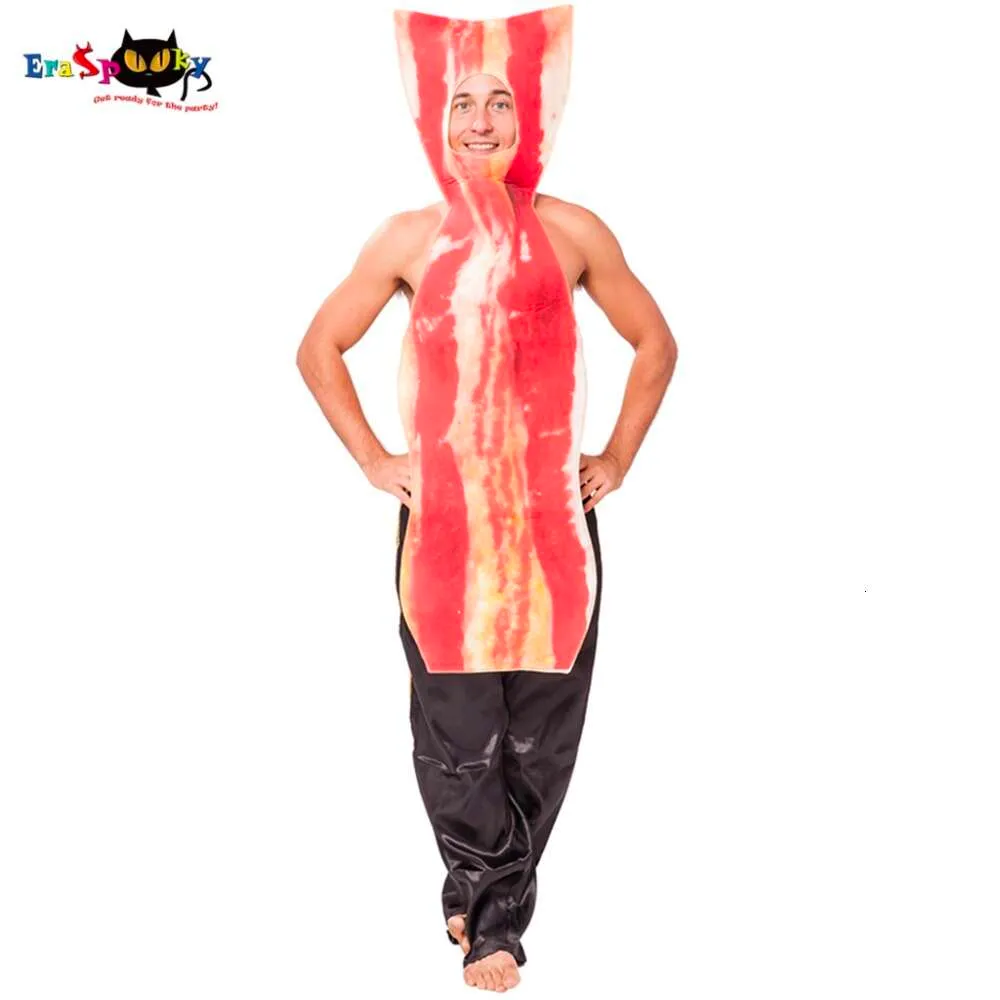 cosplay eraspooky rolig mat tunika halloween baconic män bacon cosplay carnaval party vuxen jul costumecosplay