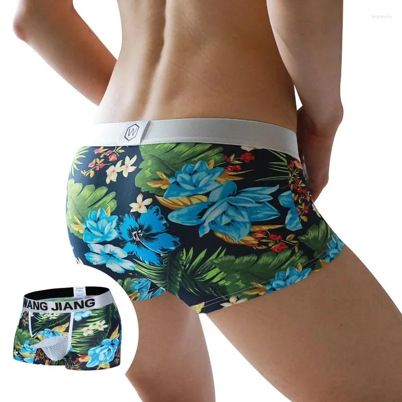 Mutande Intimo moda Lungo naso di elefante Boxer da uomo Morbido traspirante stampato Lingerie Bikini Mutandine maschili