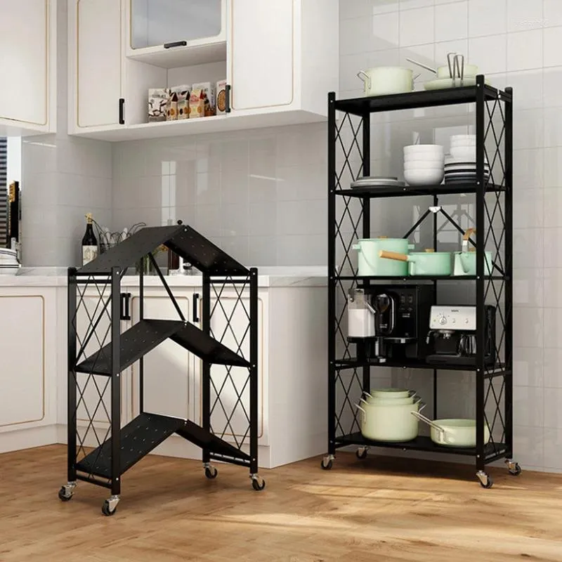 Magazyn kuchenny 3/4 poziomu wózka narzędziowe Półka Porusza się Rudna Rack Brack Slim Slide Organizer salon