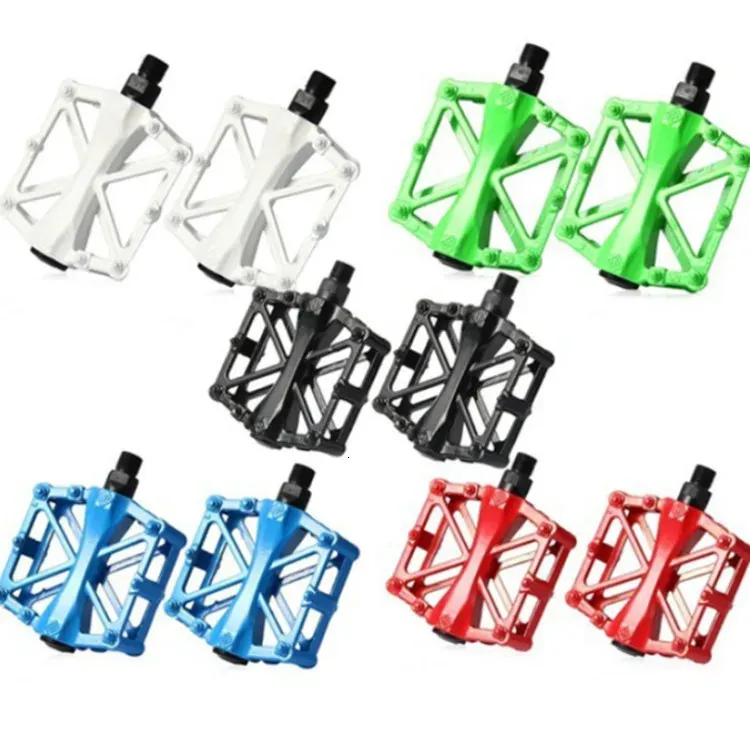 Bike Pedals 1 Pair Bicycle Pedal Aluminum Alloy Bike Pedal MTB Road Cycling Accessories Bike Pedals Ultra-Light Bicycle Parts 231023
