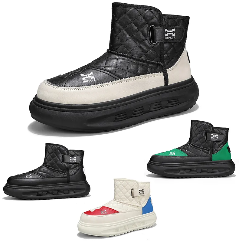 laarzen Martens laarzen martin heren sneakers zwart wit kaki groen leer korte laarsjes wintersneeuw buiten warme schoenen maat 40-44