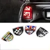 Kreatywny 3D metalowy alloy Union Jack Emblem Odznaka Zakładki do motocyklowych ciężarówek komputerowych wyścigi wyścigowe tylne okna