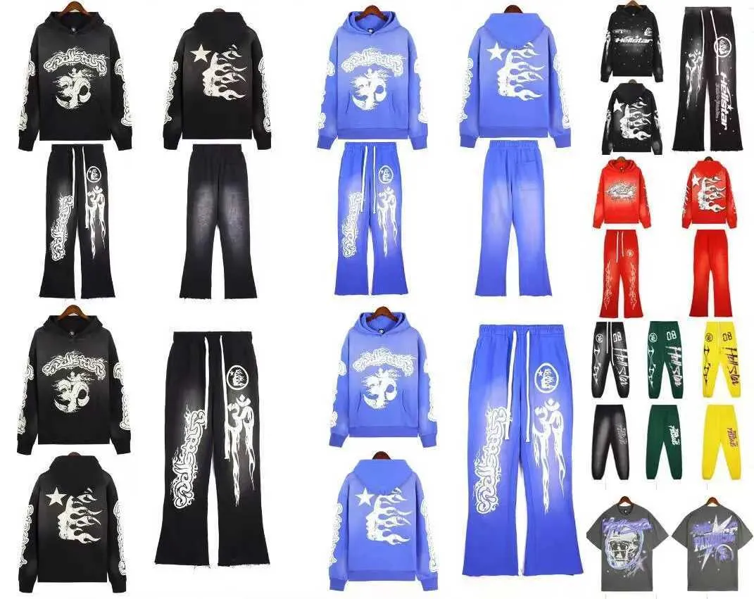 Hellstarパーカー HELLSTAR SPORTS フーディー Black TIE DYE SKULL ○関送無料