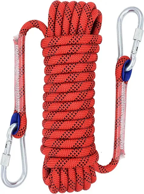 10mm Outdoor Climbing Rope With Steel Hooks Static Rock Climber For Tree  Climding And Escape Nylon Rappelling Ropes 231024 From Dao05, $12.81