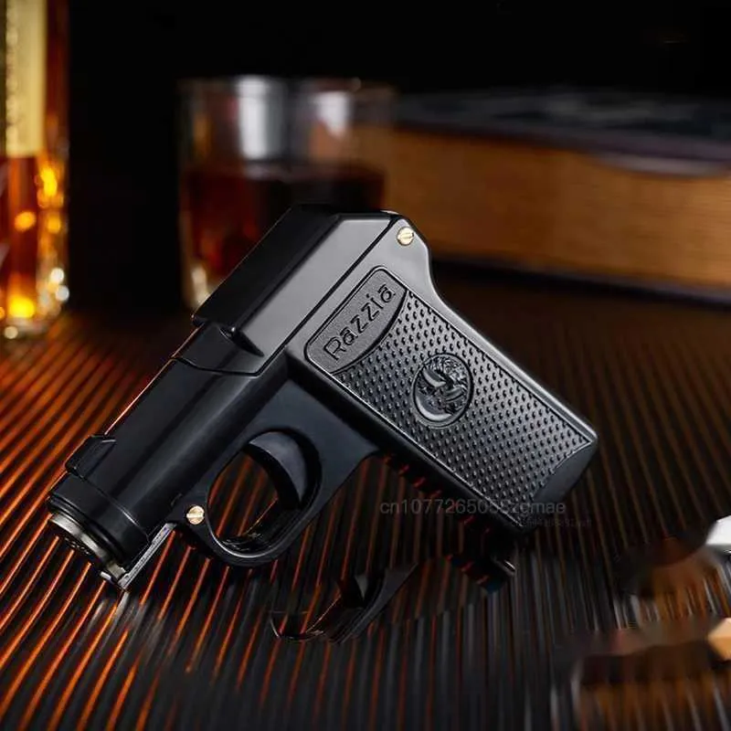 cigarette gun case with lighter Amazon.com: Gun Butane Torch Lighter. Filling is Possible, PistolCigarettes Case Looktwice Multifunction Lighter Gun with