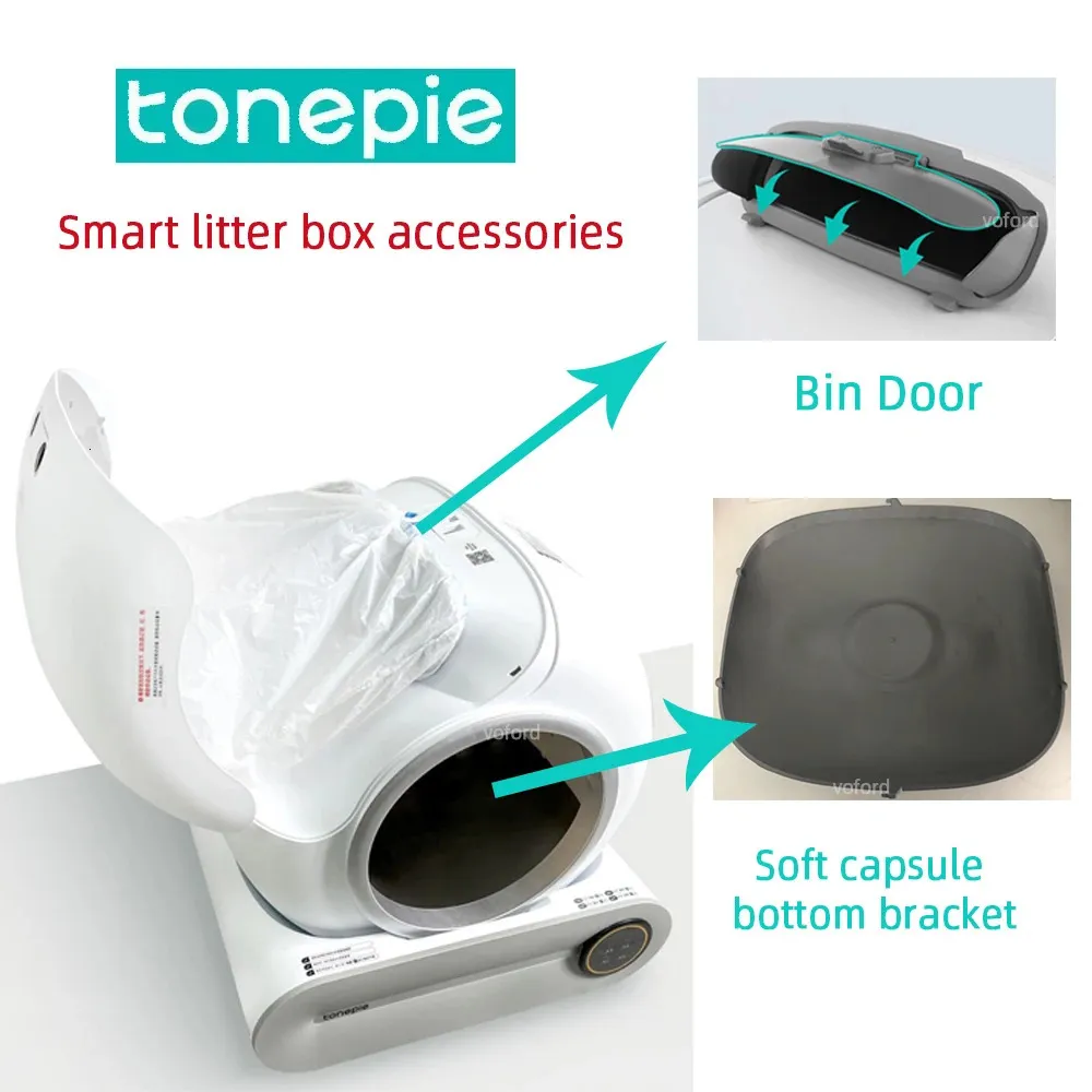 Andere kattenbenodigdheden TONEPIE Automatische kattenbakaccessoires Bodemcapsule Ventilatiegat Rubberen plug Bakdeur voor vervanging van kattenbak 231023