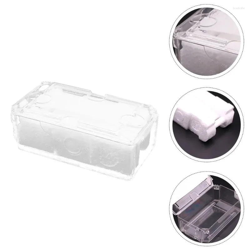 Watch Boxes Transparent Box Holder Display Case For Men Mens Ring Holding Pendant