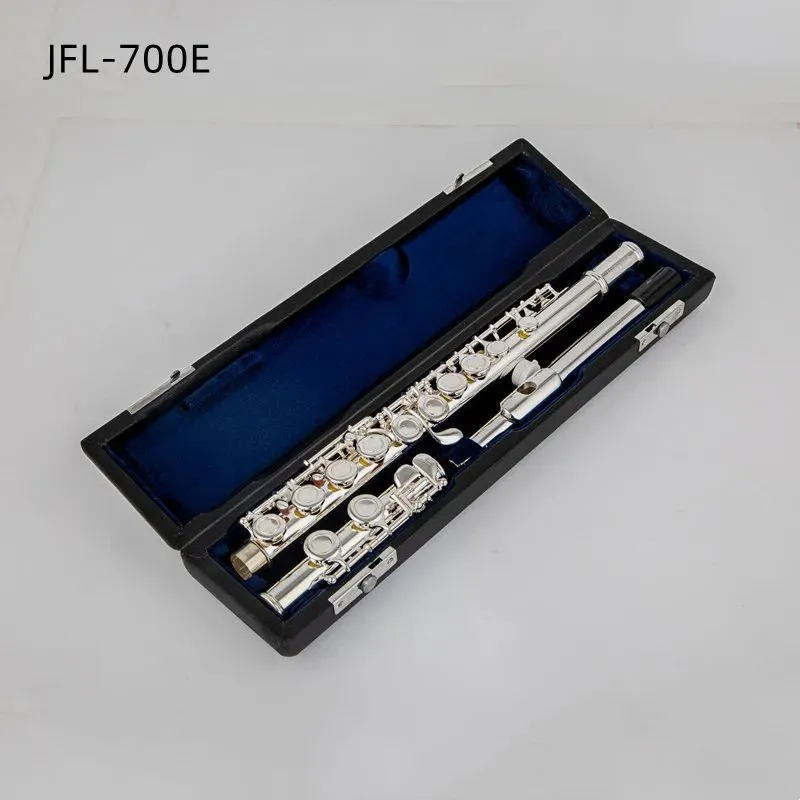 JUPITER JFL-1000RBE, 16 отверстий, закрытые, C-ключ, флейта, мельхиор, серебрение, чехол для концертной флейты, ткань для чистки, перчатки, мягкая сумка