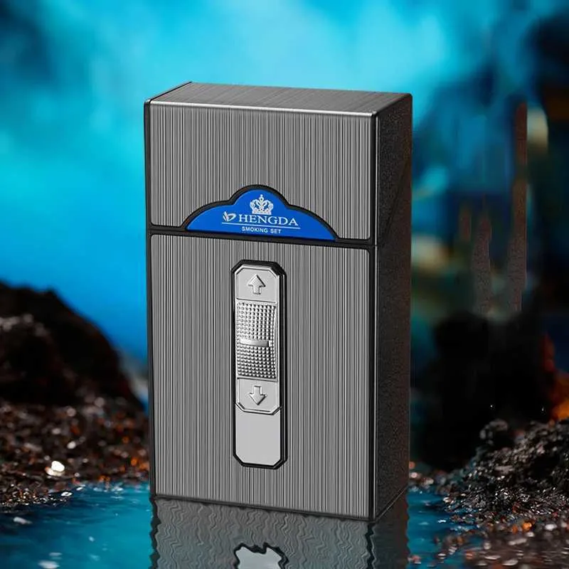 hengda cigarette case Cigarette Case With Lighter Set, USB... From Belylin, $4.86