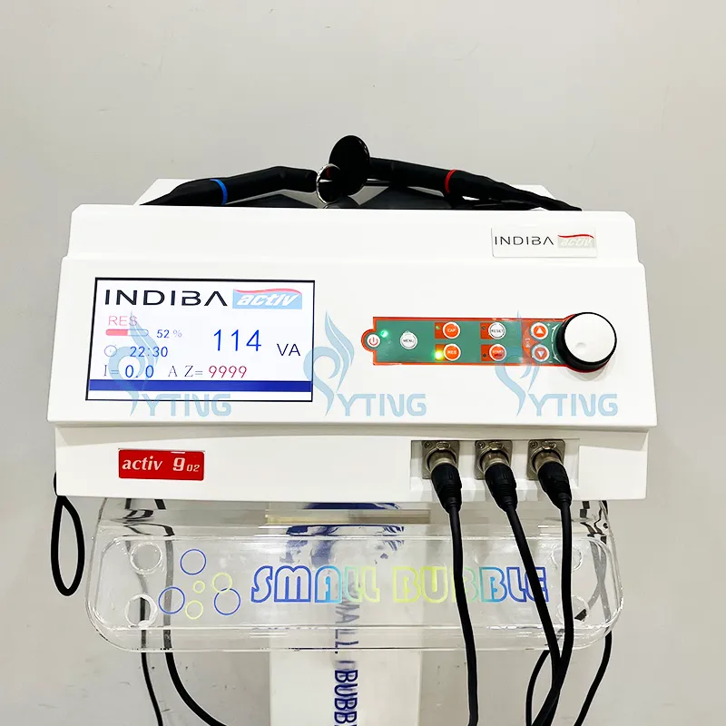 448K Indiba Tecar Machine CET RET Radio Frequency Skin Tightening Face Lifting Wrinkle Removal Fat Reduction