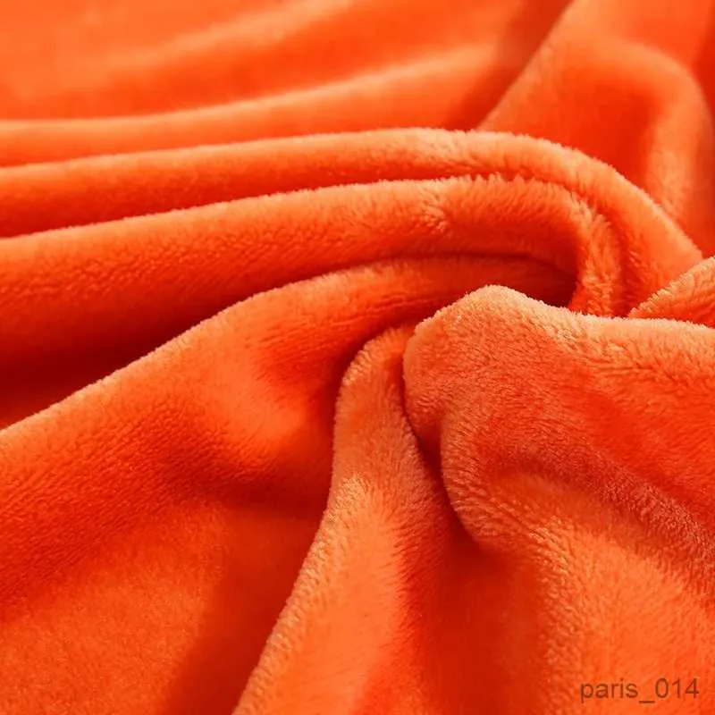 Filtar fleece mjuk filt för soffa yoga varm hudvänlig soild färg filtar kid husdjur tupplur tunn säng täckning 50*70 cm