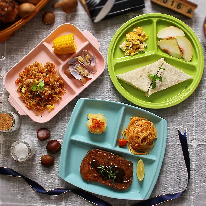 Bardaklar Besler Biftek Plakası Batı Yemek Tabağı Seramik Çocuk Kahvaltı Plakası Yaratıcı Nordic Style Sofra Takımı Evden Ayrılmış 231024