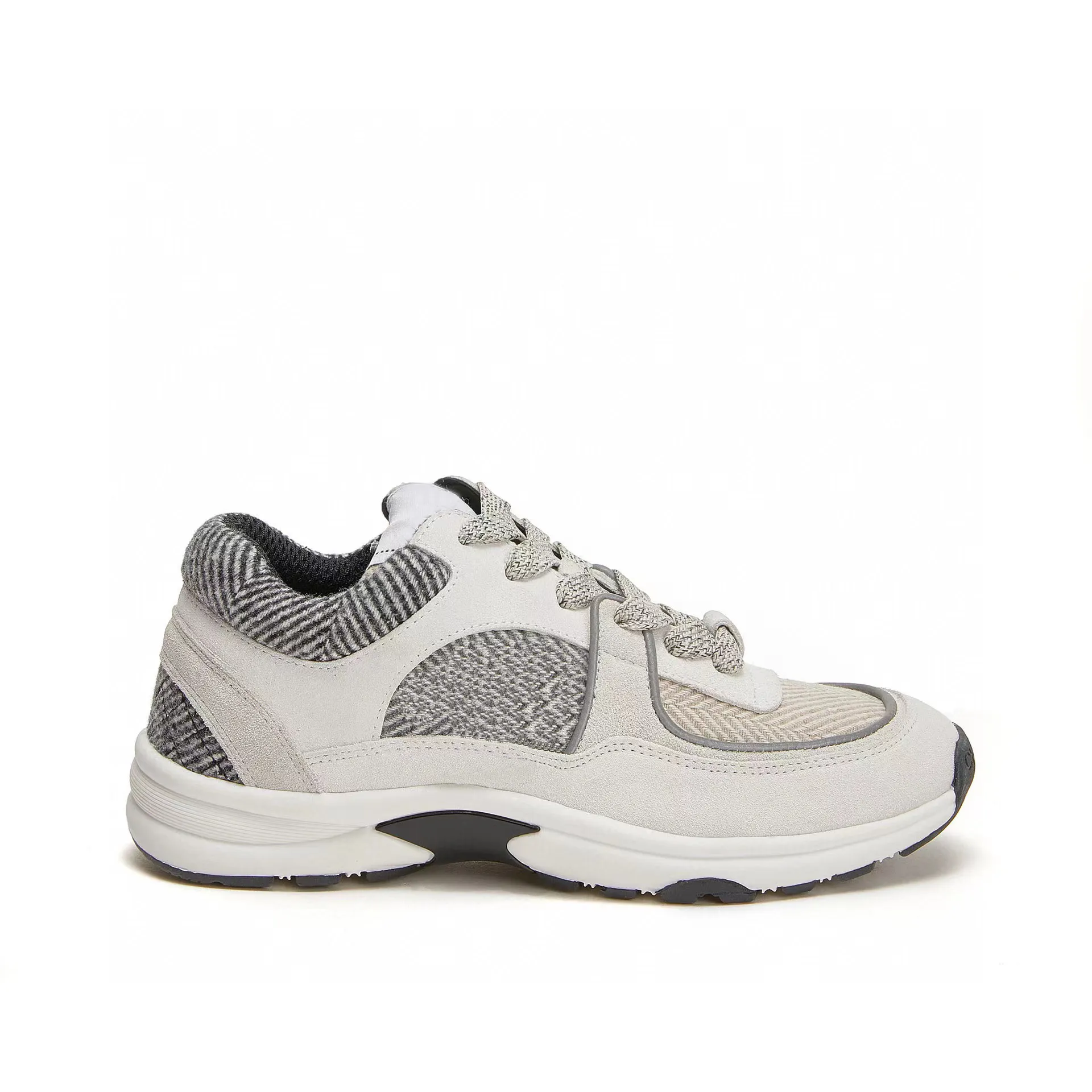 Women Vintage Colorblock Leather Sport Shoes